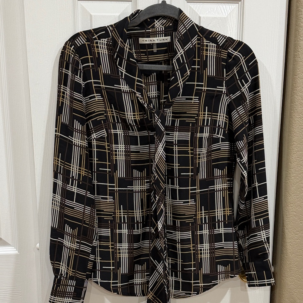 Trina Turk Dame silk blouse size 0
